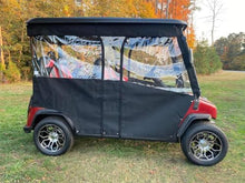 DOORWORKS GOLF CART ENCLOSURES DoorWorks Track Enclosure Black Sunbrella Canvas Evolution D5