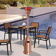 AIZYR Floorstanding Liquid Propane Patio Heater, Stainless Steel Propane Patio Heater for Outdoor Camp BBQ Parties