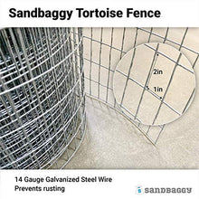 Sandbaggy Turtle & Tortoise Fence - 3 ft x 100 ft Galvanized Welded Wire Mesh Fencing (10 Rolls)