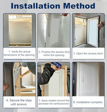 24X24 28X28 30X30 35X35 in Drywall Access Panel, Locking Hidden Wall Hole Cover Plate, Insulated Soundproofing Inspection Door for Heating
