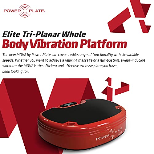 Power Plate Move Vibrating Exercise Platform Red