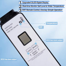 IC40 Salt Chlorine Generator, with OLED Display & WiFi Remote Control,Compatible with Pentair Intellichlor EC-520555,for Above Ground & Inground Swimming Pools