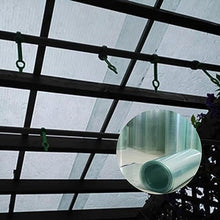 UTOYA Polycarbonate Roofing Sheet, Outdoor Large Hot House Garden Replacement Top Cover with Thermal Insulation and Rainproof Cold Frame,Customizable (Color : Clear, Size : 32x590in)