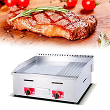 YXCUSAM Commercial Gas Griddle,Restaurant Burger Grill,Outdoor Gas Griddle,for Parties and Camping (722)