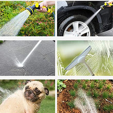 Garden Hose Reel Cart Portable Hose Reel with 10 Meters 1/2" Pipes Ten Gear Splash Adjustable and Convenient Storage Multi-Scenario Application & No Assembly Required for Gardening Car Cleaning Wa