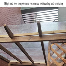 ORPAGU Polycarbonate Roofing Sheet,0.8mmFRP Daylighting Plate Waterproof and Flame Retardant Daylighting Panels for Rain shed Greenhouse Cover (Size : 1.2mx30m)