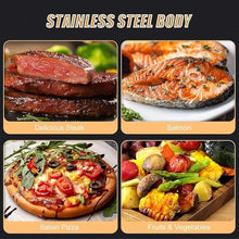 Commercial Electric Steak Grill, Smokeless In-frared Electric Broiler Oven, Comes Broiler Tray, for Cooking Steak, Chicken,Vegetables, Fruits