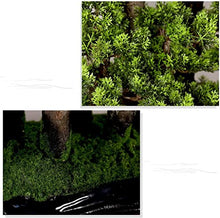 LSHAOBO Artificial Tree Bonsai Realistic Cypress Moss Small Pavilion Ceramic Villain Chinese Bonsai Indoor Office Decoration