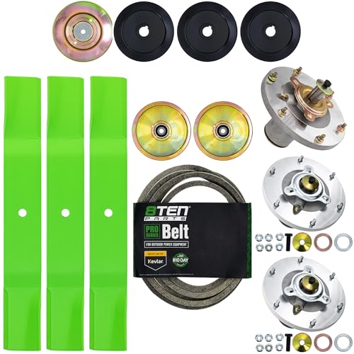8TEN Blade Spindle Belt Idler Kit for Grasshopper 320236 52 Inch Deck