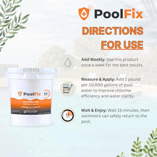 Non Chlorine Shock for Pool & Hot Tub Oxidizing Shock for Pool and Spa, Fast-Acting Water Clarifier for Crystal Clear Results Sanitized Water Ideal for Weekly Maintenance/After Heavy Use – 45lb Bucket