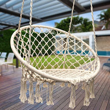 ONMYJFD Hammock Chair Macrame Swing