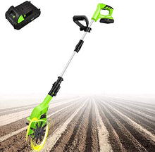 Electric Garden Rotavator, Garden Tiller Cordless, Power Weeder/Cultivator,Working Depth 25Cm, Garden Tiller Cultivator