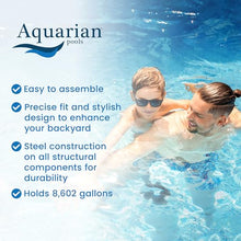 Aquarian Phoenix Round Above Ground Swimming Pool, 18' x 52