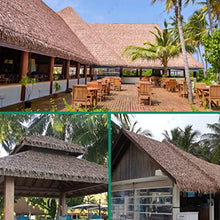 1.64x13.12ft Raffia Grass Thatch Roofing Blind Grass, Duck Boat Blinds Thatched Tiles Palm Thatch Rolls Straw Roof, Natural Thatch Decorations Cover Simulation Thatch for Umbrella Covers Mini Bar ( Si