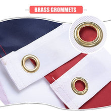 VICDRIA 20x30 American Flags for Outside Embroidered Stars Brass Grommets
