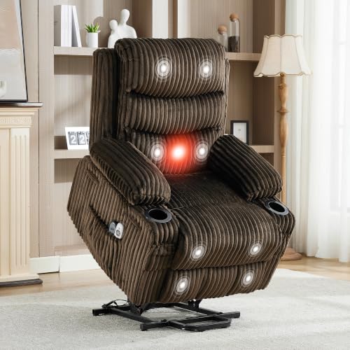 Garvee Oversized Power Lift Recliner Chair for Big and Tall with Wide Seat