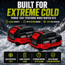 Snow Shovel Electric Cordless, 3500w Snow Blower, Dual LED Headlights 2Batteries