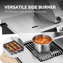 Grills House OK6001T Outdoor Kitchen Gas Grill Silver & Black