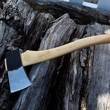 Lehman's Woodsman's Belt Axe - Carbon Steel Axe Head with Amish Made Hickory Wood Handle, Made in USA