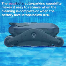 BWT AQUABOT Cordless Robotic Pool Cleaner, Automatic Pool Vacuum Robot with Dual Radar AI Path Planning, Wall & Waterline Scrubbing, 3-Hr Battery Runtime, for Inground & Above Ground Pools Up to 50ft