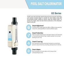 LZDOYY Salt Water Pool Chlorination System, Salt Chlorine Generator Salt Chlorinator, Up to 26,000 Gallon,16g/h-220V