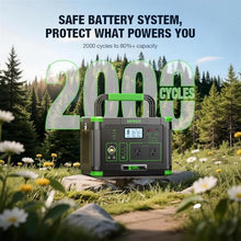EBL 1000W Portable Power Station with 200W Portable Solar Panel