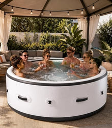 ZHIGUANYUN Inflatable Hot Tub with LED Lights