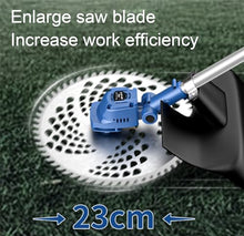 JBNCRYGD Brushless Electric Lawn Mowerelectric Lawn Mower, Home Small Walk-Behind Lawn Mower Rechargeable Portable Weeder for Garden Lawn Shrub Trimming