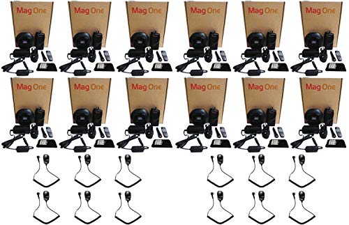 SR-Moto BPR40 VHF 150-174MHz 16 Channel 5 Watt Portable Radio with PMMN4008 Speaker Microphone 12 Pack