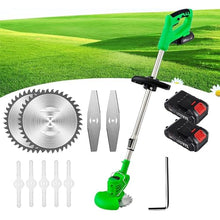 JOMRTS 36V Lithium Battery Cordless Weed Electric Lawn Mower Push-Type Electric Gardening Tool Lawn Mower