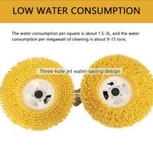 Ostreemaner Photovoltaic Panel Cleaning Brush-Dual-Ended Spin,Solar Photovoltaic Panel Cleaning Brush,500-750m³/H,3.5m/5.5m/7.5m Extendable Pole Brush,Mains Power,7.5M