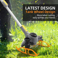 2-in-1 21V Cordless Grass Trimmer with 3 Replaceable Blades