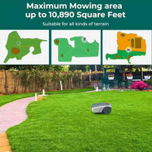 VNATWGOO Robot Lawn Mower, for Maximum 1500m Lawn, Automatic Lawn Mowing Machine, IPX5 Waterproof Lawn Mowing Robot, for Garden