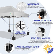 COBIZI 10x20 Heavy Duty Pop Up Canopy Tent with Sidewalls, Easy Up Canopy