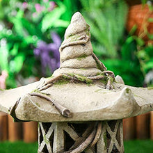 JOMRTS Asian Lantern Solar Pagoda Garden Statue Decor Garden Ornament