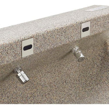 Global Industrial Wall Mounted Sensor-Operated Wash Fountain, 2 Station