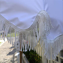Garden Umbrella With Tilt Function, Large Market Table Umbrella, Sun Shade For Outdoor, Terrace, Balcony, Pool, Beach, Camping, Decoration, 2m, White