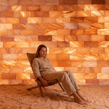 Himalayan Pink Salt Tiles 8x4x1 Pack of 50, Natural Himalayan Salt Bricks for Sauna Walls, Spa, Salt Wall Panels, DIY Home Decor