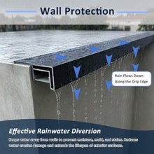 ERRULAN Cuttable Aluminum Rain Diverter with Hidden LED Channel