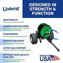 Underhill Hose Reel Trailer Cart Holder Caddy, Heavy-Duty, Industrial Quality for Golfing Greens, Holds Over 100 Feet of 1 Inch Hose, HC-TRL-100