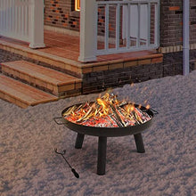Fire Pit Table Top with 2 in 1 Round Shape Heating Portable Fire Pit Outdoor Folding Firepit Fireplace Heat Bowl Fire Pit Patio Garden Heater Outdoor BBQ Camping