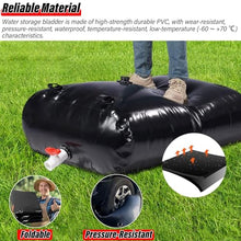 50 200 400 500 Gal Water Tank for Emergency Water, Large Capacity Water Storage Bags for Camping/ Folding Water Storage Bladder for Rv/Outdoor/Garden Irrigation/Farm, Black ( Color : B , Size : 1.8x1.
