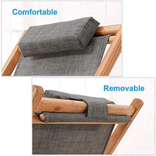 Traditional Classic Deck Chairs with Armrests Hardwood Frame | Sun Lounger Recliners | Folding Reclining Garden Chair Sunloungers Red White Stripe Max. 150Kg