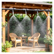 PYYDJQ Heavy Duty Misting System, Weatherproof Mister System Line Spraying Hose for Heat Dissipation/Dust-Suppression/Irrigation, Detachable Atomizing Sprinkler Kit