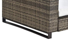 Tommy Hilfiger Oceanside Patio Rattan Outdoor Furniture Collection with All-Weather Brown Resin Wicker Frame, Porch or Pool, Garden, Sofa
