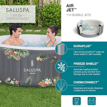 Bestway SaluSpa Aruba Energy-Efficient AirJet 2-3 Person Inflatable Hot Tub