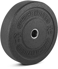 French Fitness Olympic Bumper Plates Set w/7 ft Olympic Bar 425 lbs (New)