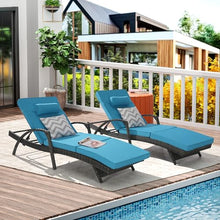 Finca ancha Ergonomic Patio Furniture Set, Patio Bar Set w/Sillas para Balcon, Foldable Sillas para Patio Exterior, 600lbs Capacity, Galvanized Steel, Cushioned, No Assembly Needed (Light Blue)