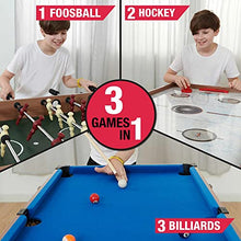 Generic 48" Indoor Combo Game Table 3 in 1 Brown