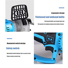Chain Saw Chain Saw Mini Cordless Electric Protable Chainsaw Logging Saw with Brushless Motor for Tree Pruning and Garden (Orange) Chainsaw (Color : 2 Battery) (1 battery) (1 Battery)